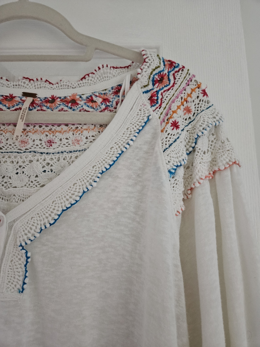 Free People White Top